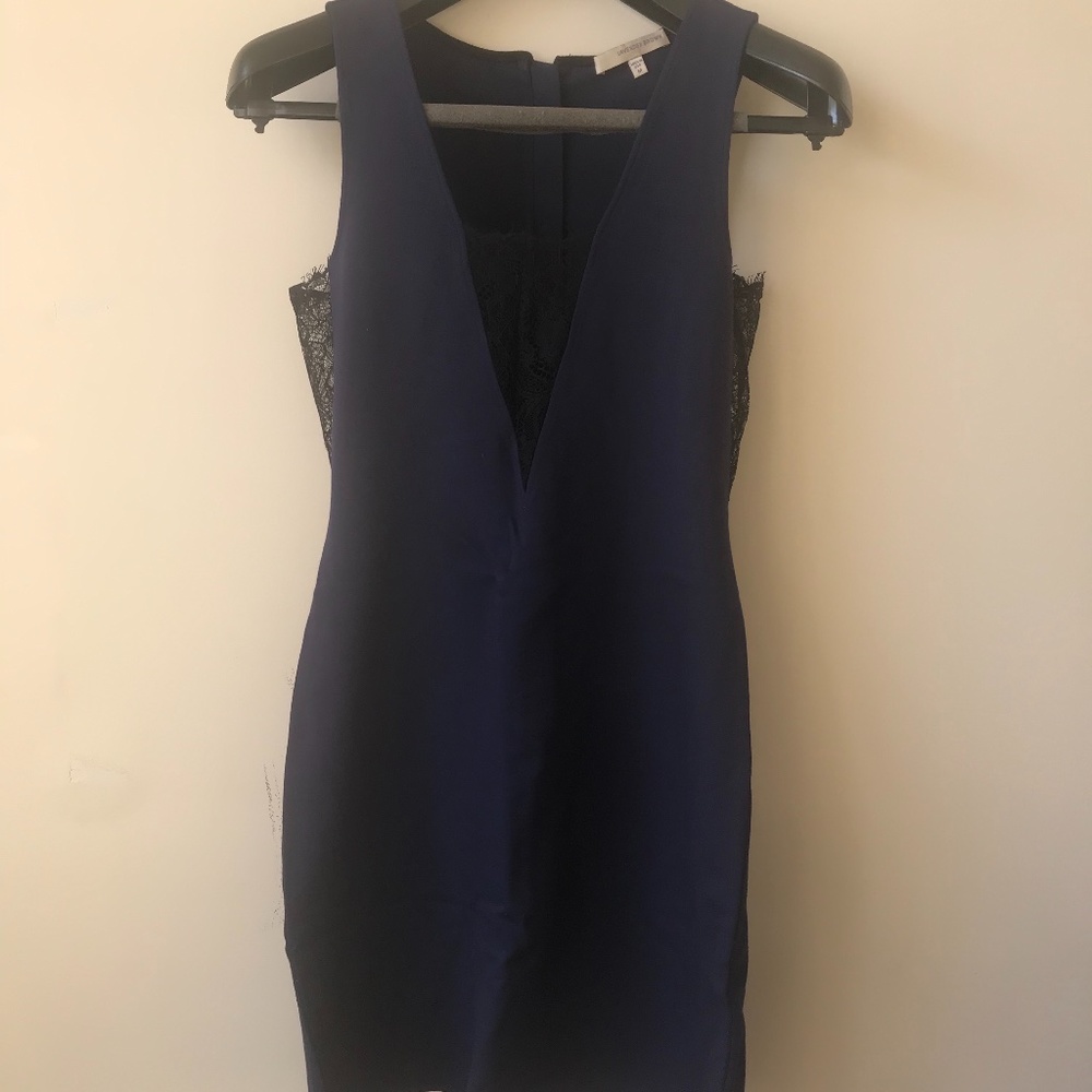 Lavender Brown Spandex Mini Dress